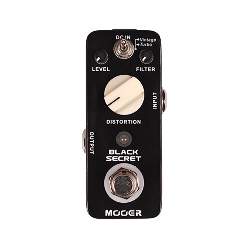 Mooer Black Secret Distortion Pedale Effetto Chitarra Elettrica Mini Pedale Copia Da Proco Rat Effect 2 Modalità Di Lavoro Parti Di Chitarra