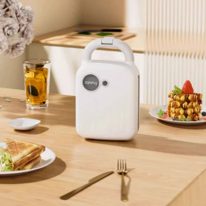 Creative and Beautiful Sandwich Breakfast Machine Constant Temperature Heating Household Multifunctional Waffle Bread Machine