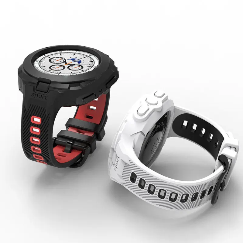 Breathable Silicone Replacement Strap with Protective Case
