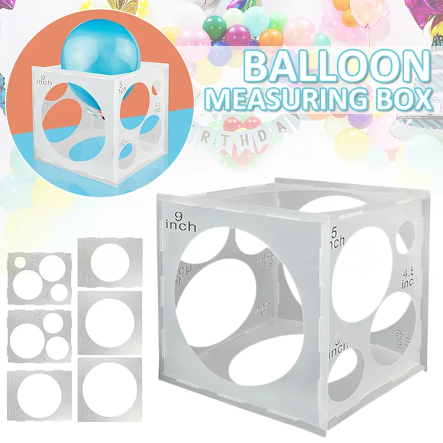 1PC Balloon Sizer Cube, Balloon Measurement Tool, Balloon Sizr