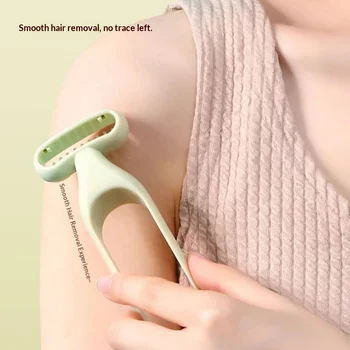 Rasoio Manuale per il Corpo Femminile con Protezione di Sicurezza, Depilatore Portatile, Strumento di Bellezza per la Cura Personale Senza Graffi