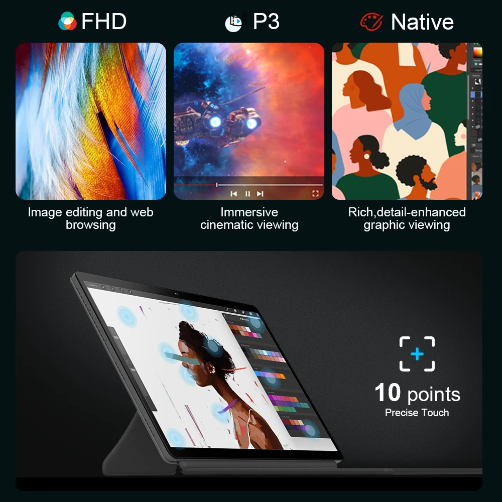 Ninkear T40 Laptop 2 Modes Computer 14 Inch 60Hz IPS Screen Tablet 1920*1200 FHD IPS 16GB LPDDR5 512TB SSD Windows 11 Laptop 3