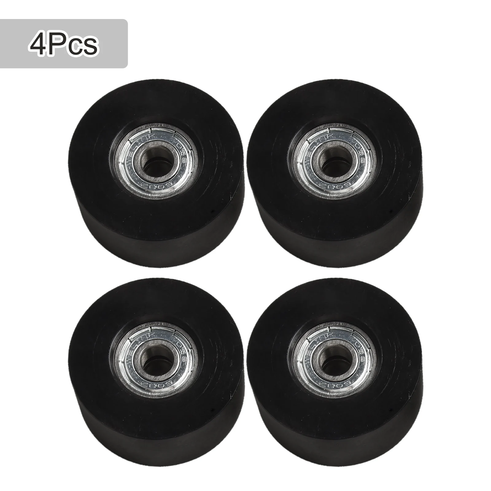4Pcs Rowing Machine Bearing Wheel Trainer Gear Smooth Water Rowing Machine Seats Wheel Seats Cushion Moving 45x21x8mm New
