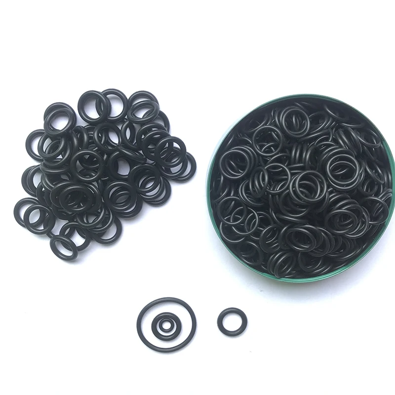 100/50pcs 고무 O 링 CS:1 1.5 2 2.4 3mm 검정색 NBR ORing 오일 씰 고압 O-링 NBR 수도꼭지 씰링 밸브 고무 ORing