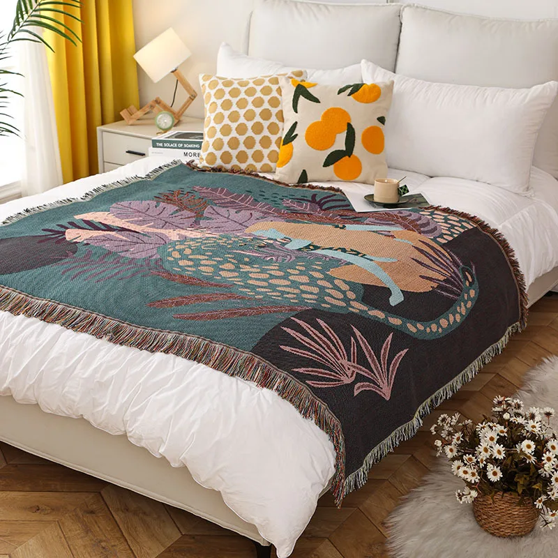Women Leopard Throw Blanket Image 5