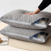 Orthopedic Pillow for Cervical Support & Sleep Aid High Resilience Non-Collapsing Core Student Single Pillow Home/Dorm/Hotel Use 3