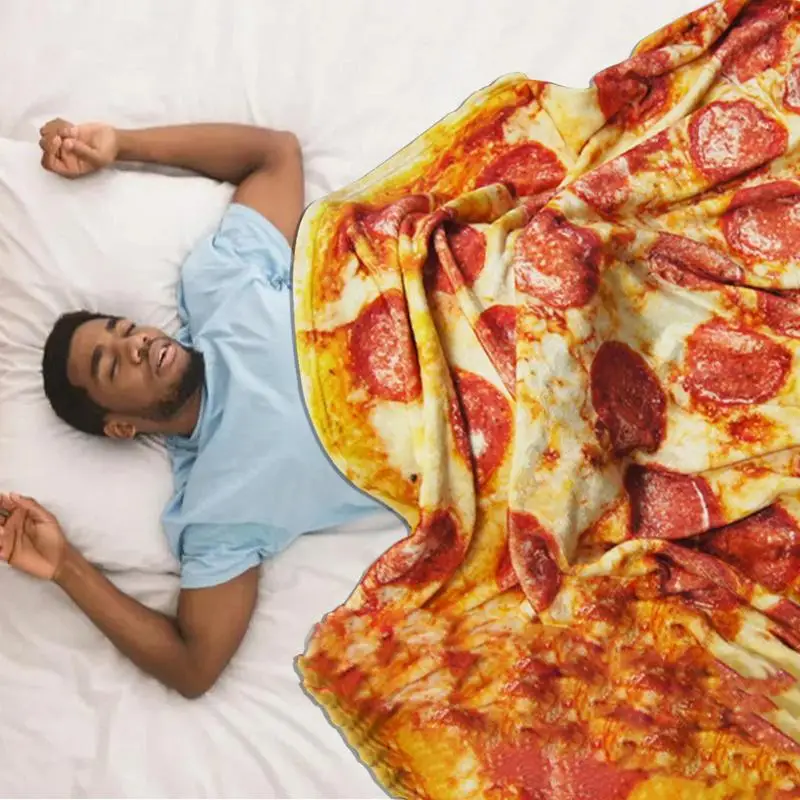 Pizza Blanket Blanket Food Fun Realistic Delicious Cookie Blanket