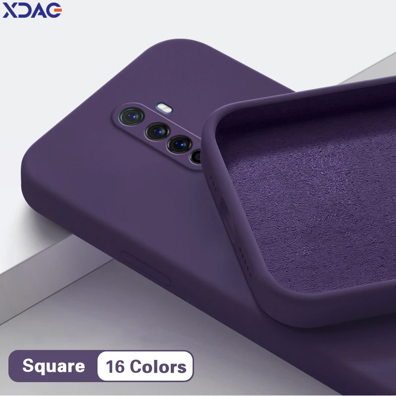Vibrant Candy Color Liquid Silicone Soft Phone Case - Original Back Cover