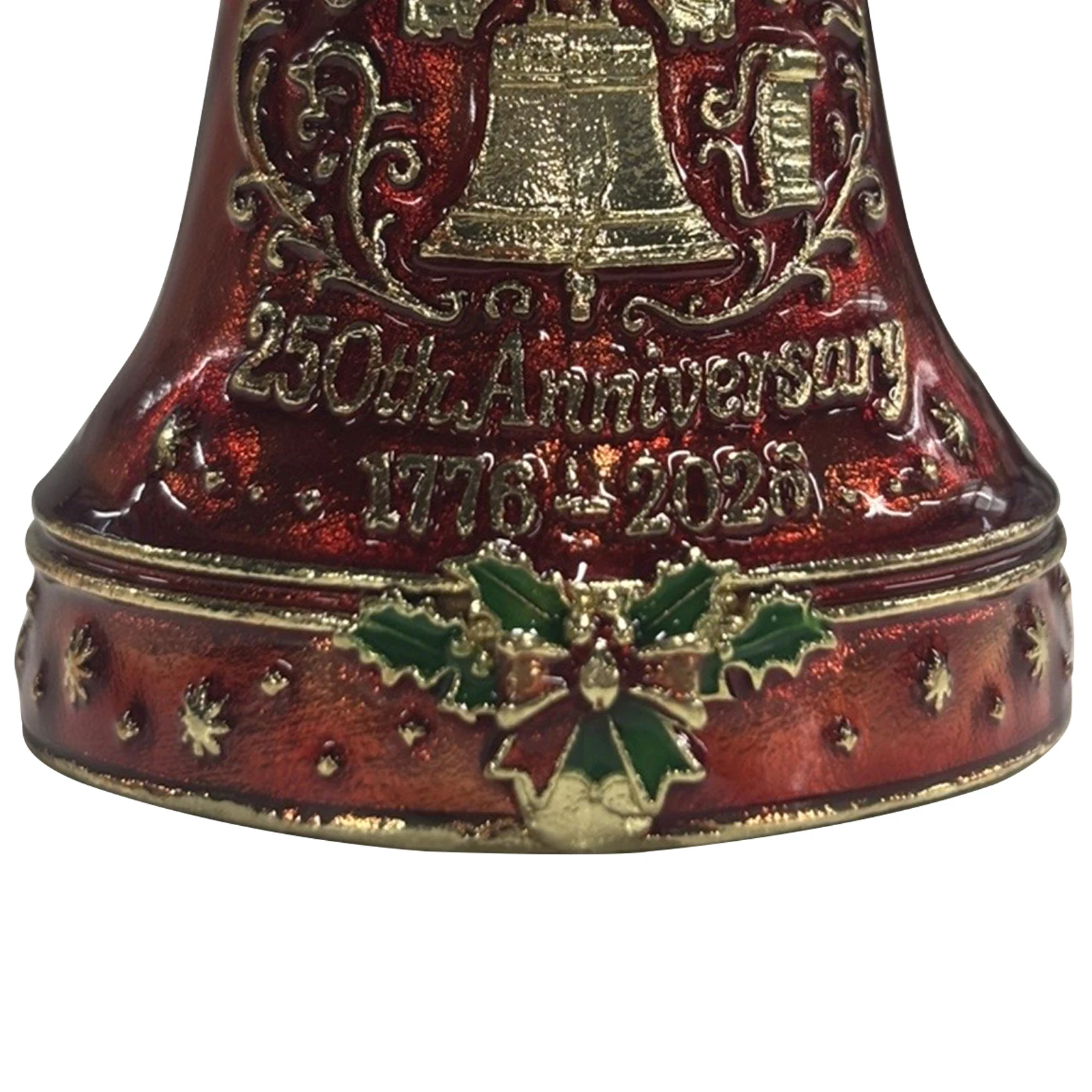 Metal Patriotic Bell Ornament for US 250th Anniversary Decor