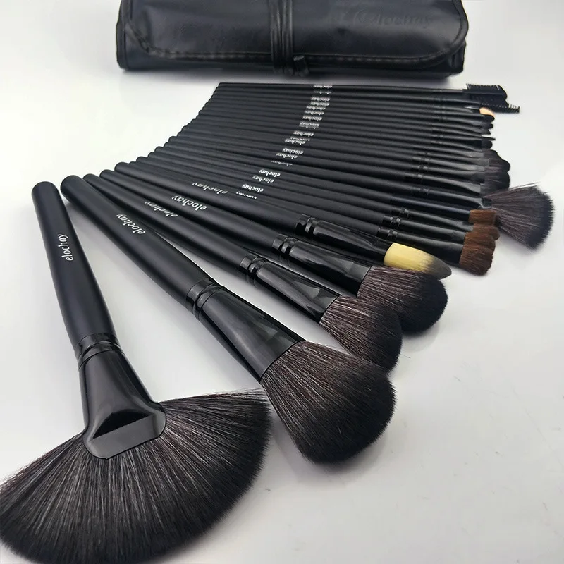 24 Makeup Brushes Soft Bristle Brush Beginner Set Makeup School Studio