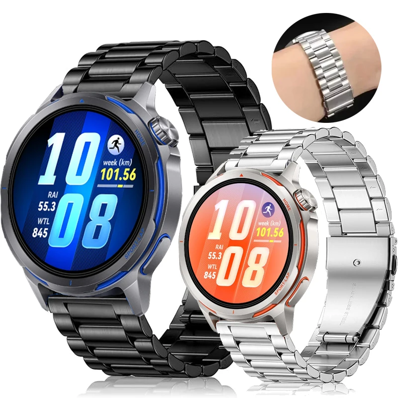 Premium Stainless Steel Watch Band - Elegant Metal Strap