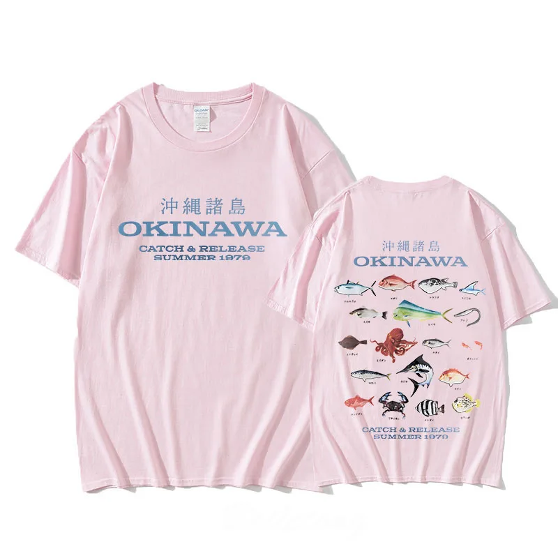 Okinawa T-shirt for Spring/Summer Casual Cotton Tee-shirt Short Sleeve High Quality Gothic Tshirt Sudaderas Vintage O-neck Tops 4