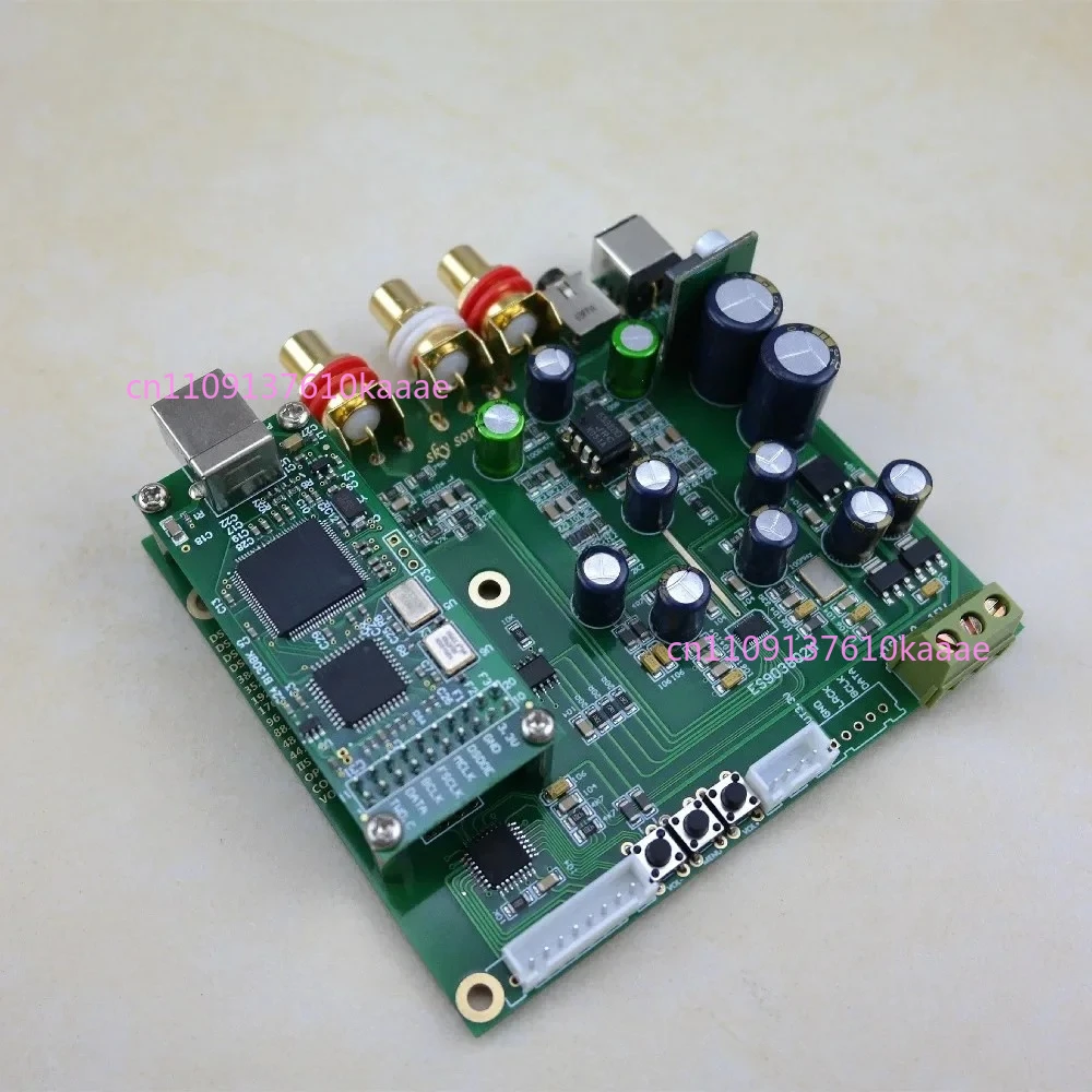 ES9038Q2M DAC 디코더 보드, 동축 광섬유 USB I2S SPDIF 입력, 32비트 384K DSD256(디스플레이 화면 포함)