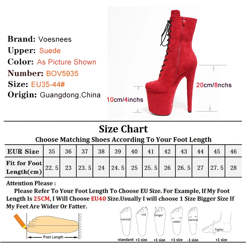 Spring Autumn Women's High-heeled Ankle Boots Suede Round Toe Zip Pole Dance High Heels Nightclub Red Stripper Shoes Girls' Boot
