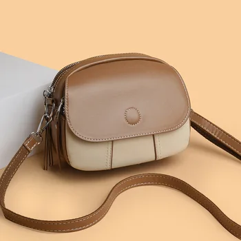 Borsa a tracolla in pelle PU moda per donna Borsa a tracolla con patta semplice Borse da donna versatili Sac a Main Femme 1