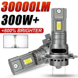 High - Performance H7 LED Headlight - Ultra - Bright 30000LM, Compact Design, Plug & Play, 6000K Turbo Fog Light with Fan (With Fan Cooling)