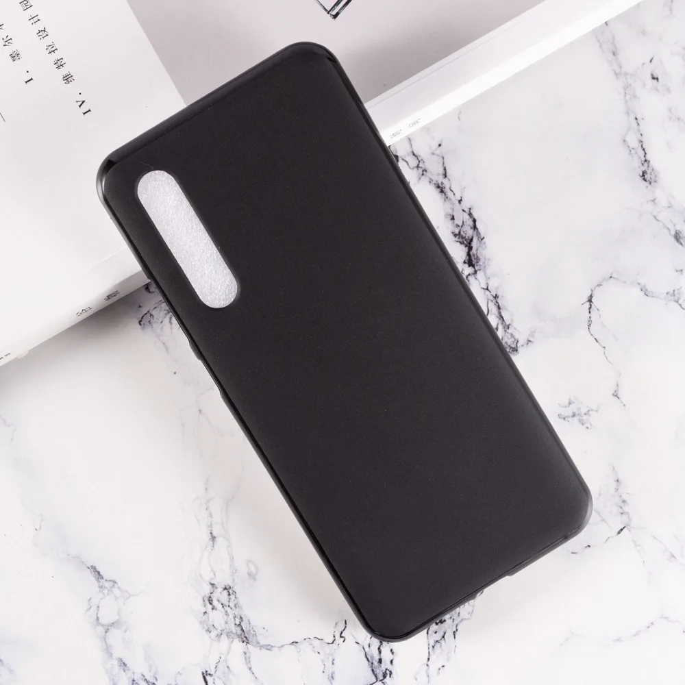 Black Soft Silicone Funda For Zte Axon 10 Pro Case A2020 Pro 6.47 Inch