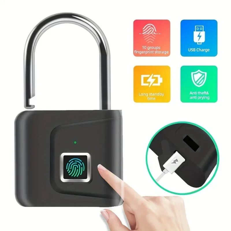 재사용 가능한 스마트 생체 지문 자물쇠, 체육관 사물함용 USB, 학교 스포츠 사물함, 직원 사물함 방