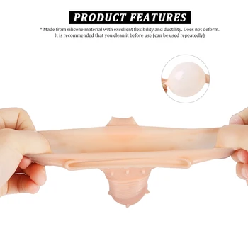 Penis Extender Enlarger Penis Vibrator Ring Sex Toys for Men Erection Silicone Clitoris Stimulate Cock Vibrating Ring 4