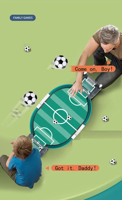 miYou Desktop Toy Sports Games Football Table with 6 Football Desktop Interactive Soccer Games Toy for Kids Adult Christmas Gift 6