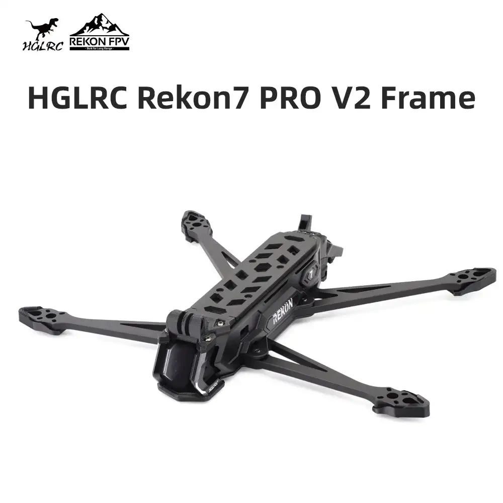 HGLRC Rekon7 PRO V2 7-дюймовая гоночная рама FPV с дальним радиусом действия, колесная база 324 мм