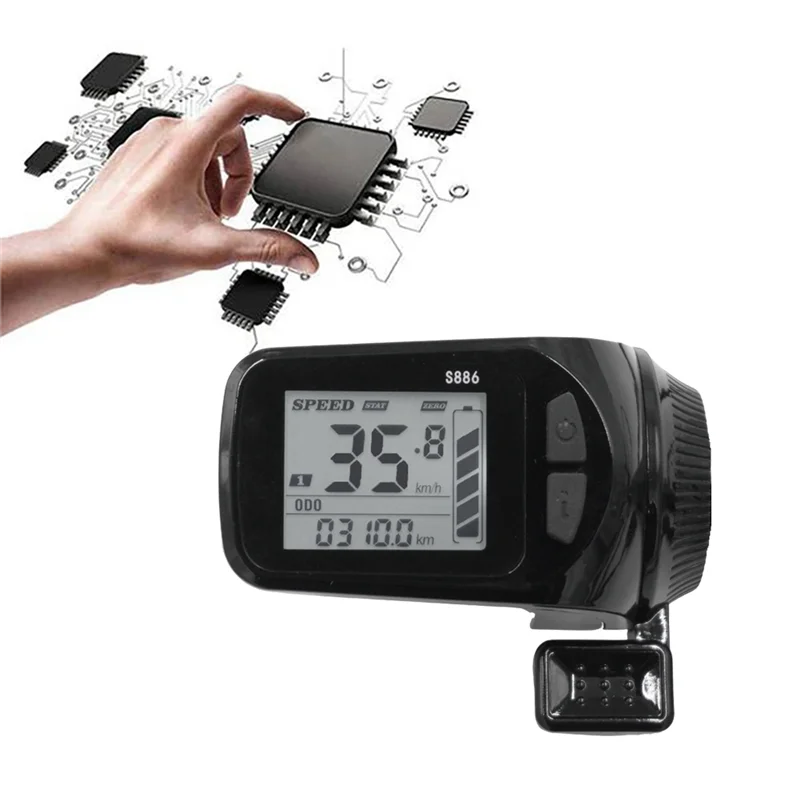 LCD Display Screen for Electric Bicycles E-Scooter