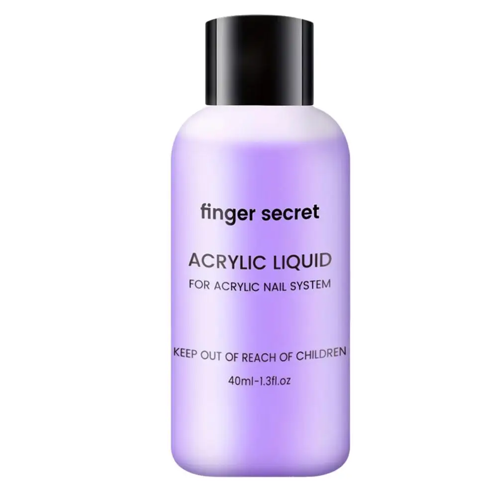 40ml Acrylic Liquid For Acrylic Powder Dust Nails Monomer Crystal Nail Art Nail Extension Carving Manicure Tool manicure tools nail acrylic liquid nail tools