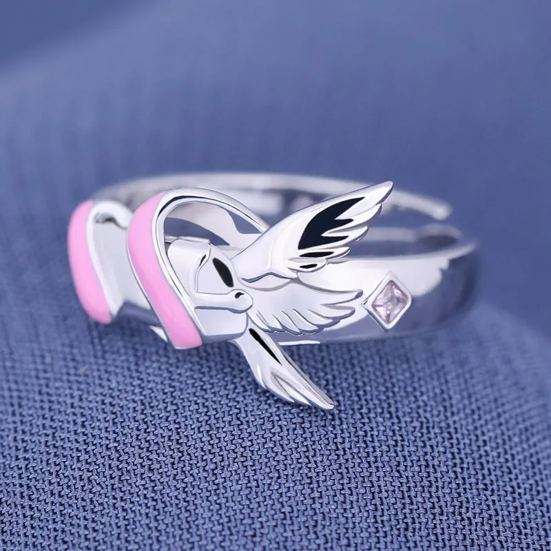 Anime Cartoon Digimon Digital Monster Cherubimon Ring Angel Angewomon Cosplay Accessories Metal Unisex Gifts anime ring