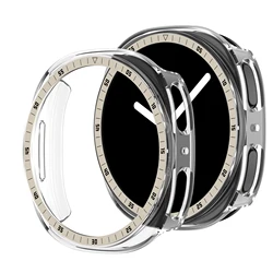 Bezel Ring Cover: Premium Protective Case with Hard PC Bumper - Galaxy watch 8 40mm (Titanium gold)