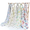 100% cotton 120*110cm 2 Layers Newborn Baby Bath Towel Wrap Muslin Swaddle Blankets Kids Wrap Stroller Cover Wholesale Dropshipp 3