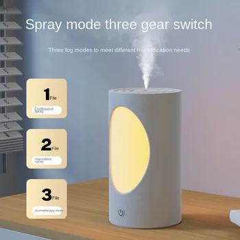 With Colorful LED Lights Diffuser Battery Rechargeable Wireless Air Humidifier 600ml Large Capacity Portable Aroma Diffuser 1