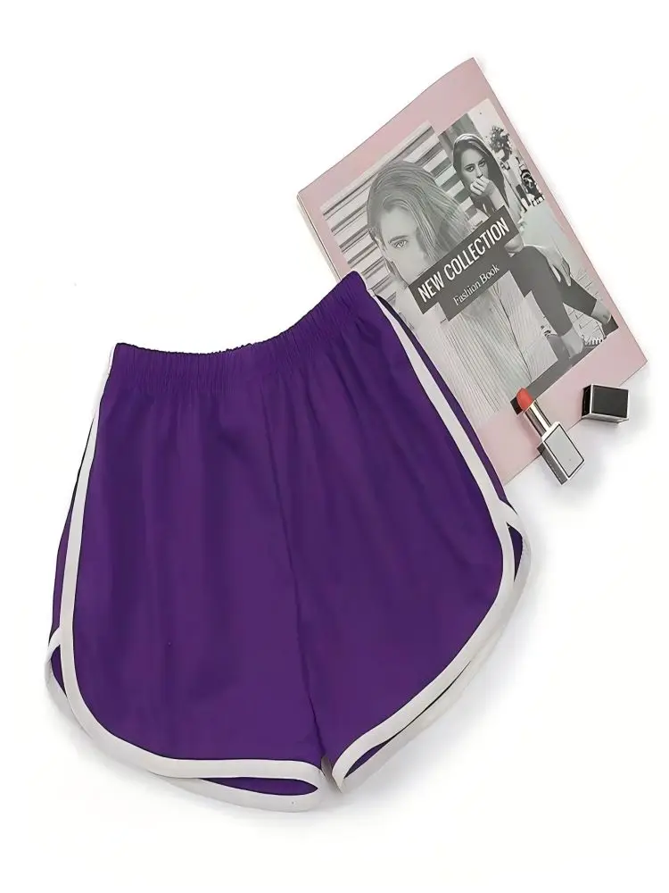 New Womens Sports Yoga Low Rise Shorts Fitness Running Workout Gym Hot Pants Plus Bottom Beach Pants Fashion Solid Ladies Shorts