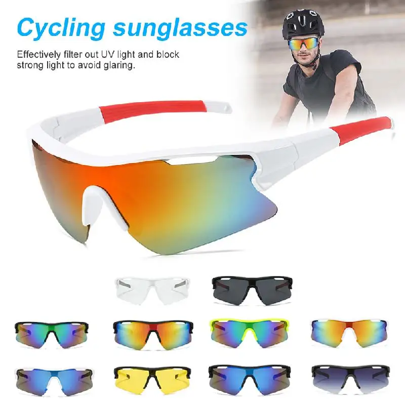 NewSportRoadBikeSunglassesUV400RimlessCyclingGlassesMTBRunningFishingEyewearMale
