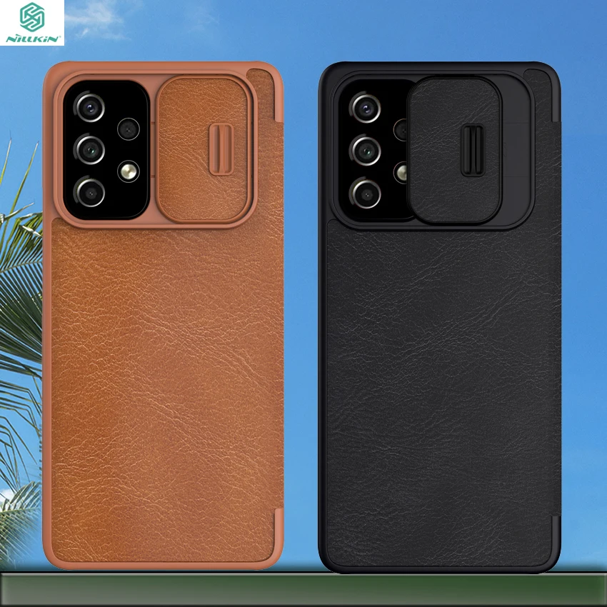 

For Samsung Galaxy A53 5G Case Cover NILLKIN Wallet Leather Flip Case For Samsung Galaxy A53 5G Leather Case Lens Protection