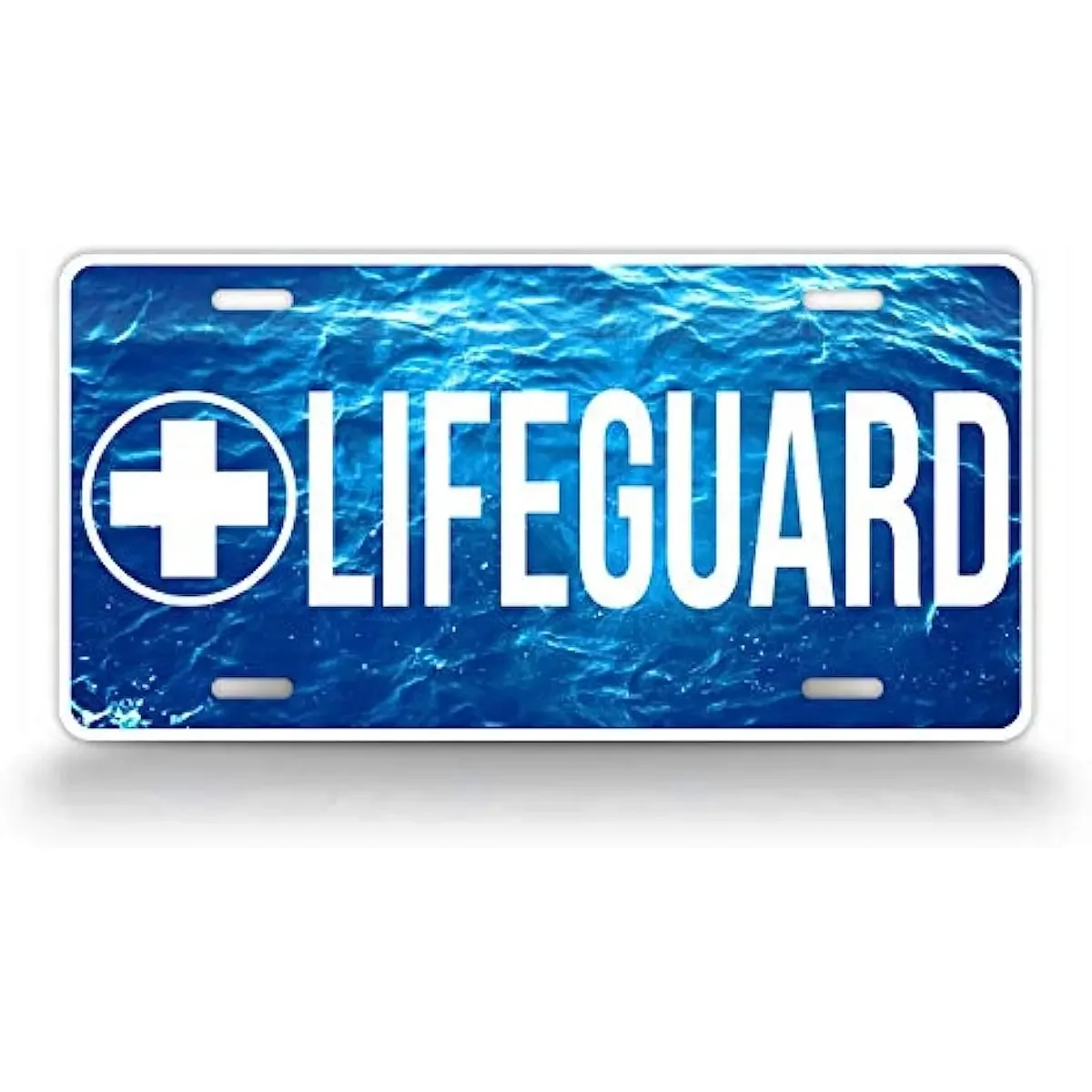 

SignsAndTagsOnline, номерной знак Lifeguard, пляжный, Океанский спасательный крест, автомобильная бирка, настенное украшение, металлический настенный знак