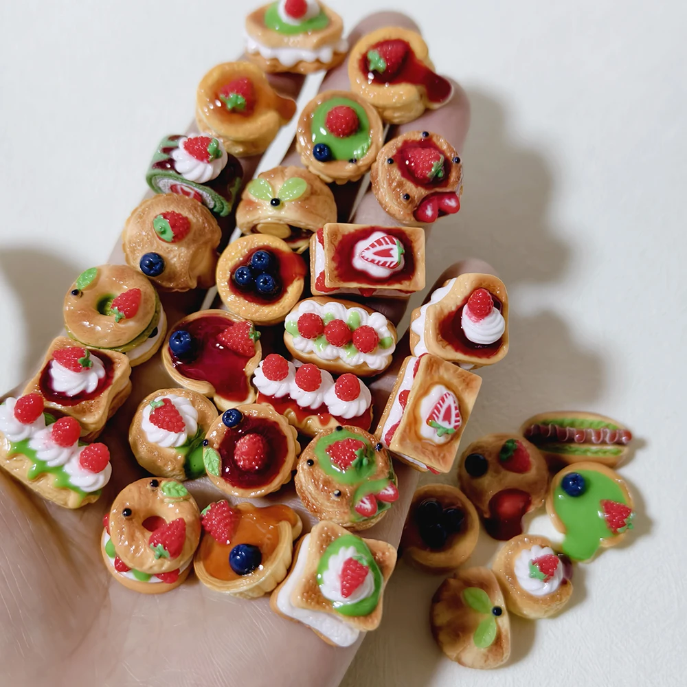 Colorful Miniature Dessert Cake Set