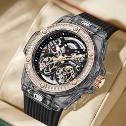 Fashion Diamond Fully Automatic Men's Watch ONOLA High Quality Hollow Tape Men's and Women's Watch Clocks