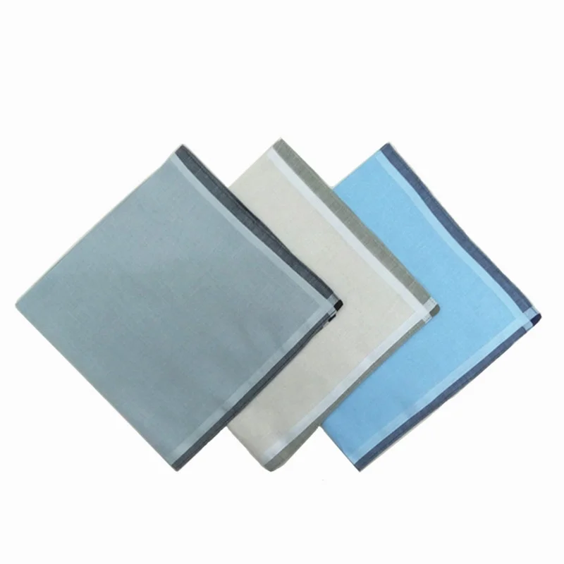 43-43CM-Cotton-Men-s-Handkerchief-Light-Color-Fresh-Handkerchief-Texture-Square.jpg 43 * Cm -Es Pamut Férfi Zsebkendő Világos Színű Friss Textúra Négyzet - Image 6