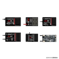 HotRC F-04AT F-06AT F-08AT F-01A F-01AT 4/6/8CH 2.4G Gyro Receiver Voltage Return PWM Lamp Control for RC Car Aircraft Tank Boat 2