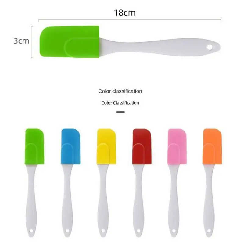 Silicone Baking Pastry Scraper Spatula Non-Stick Cake Scraper Cream Butter Spatula Heat-Resistant Kitchen Baking Pastry Tools