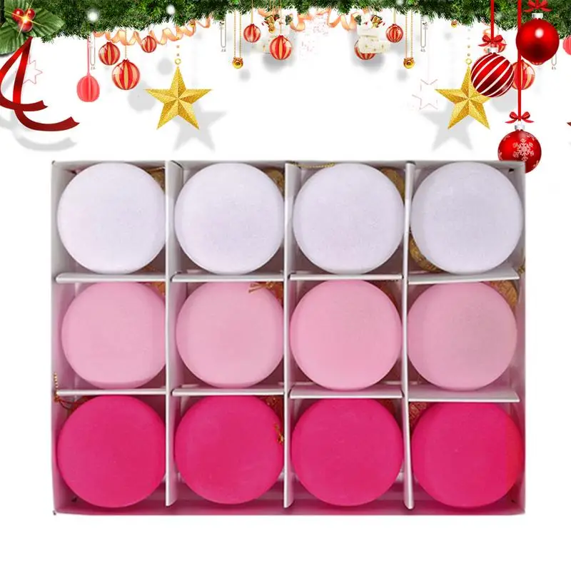 

Бархатное украшение Balls 12 шт. уютный Рождественский шар, подвеска, елочные шары, рождественская елка, шар, украшения, Рождественская елка