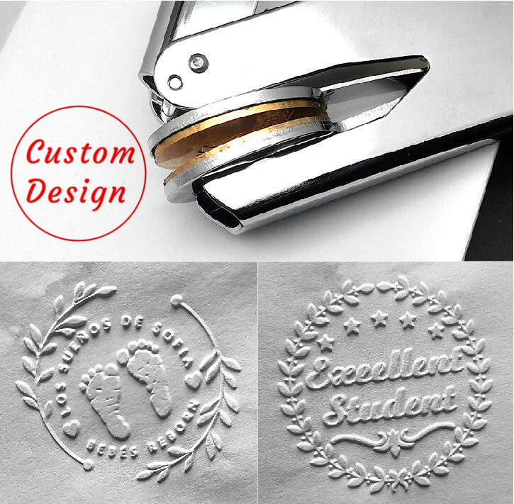 CustomLogoEmbosserSealStampCustomSealStampYourOwnDesignPersonalizedEmbossingStamp