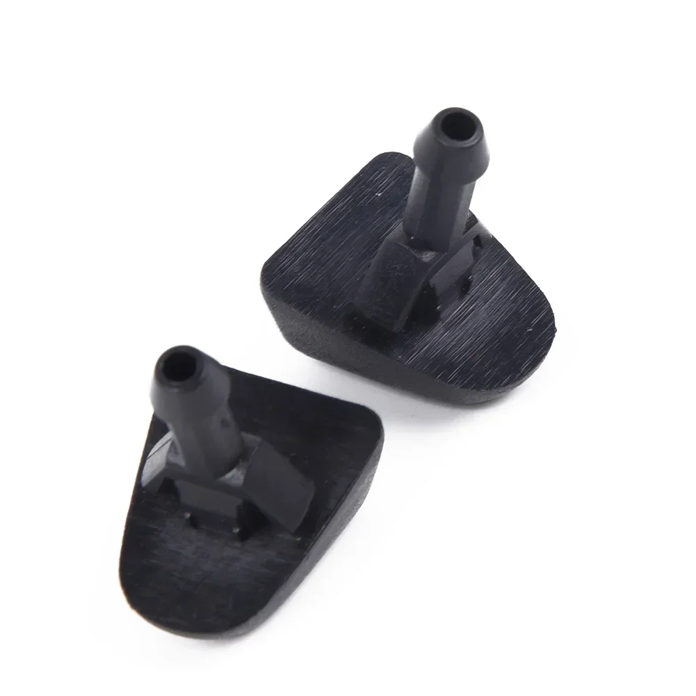 2pcs car Windshield Washer Nozzles For Volvo S80 C70 XC90 30655605 Black Replacement Parts Exterior Windshield front wiper washer nozzle