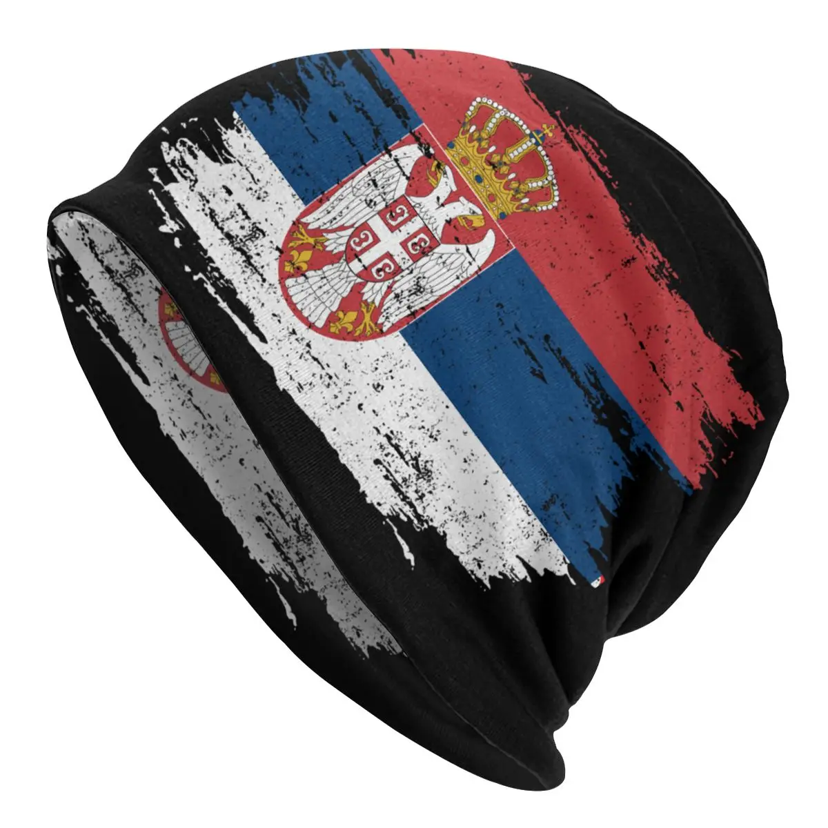 

Serbia Flag Beanie Bonnet Knit Hats Men Women Cool Unisex Serbian Proud Warm Winter Skullies Beanies Cap