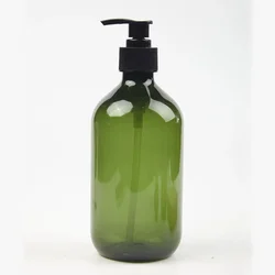 Refillable Pump Container for Shampoo and Shower Gel - 300/500ml (Green)