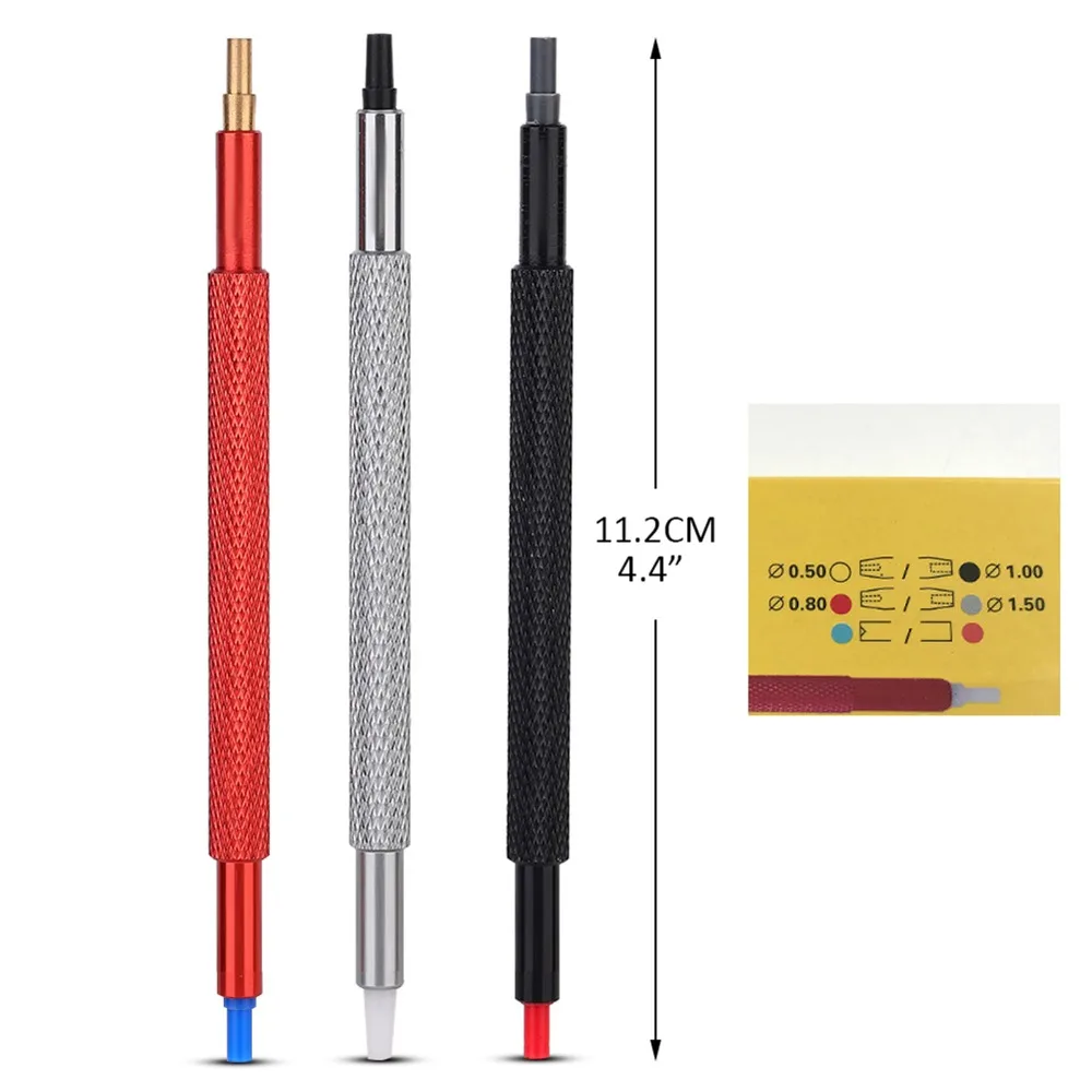 Triple-Color Stainless Steel Watch Hand Presser Set - High-Precision Repair Tool