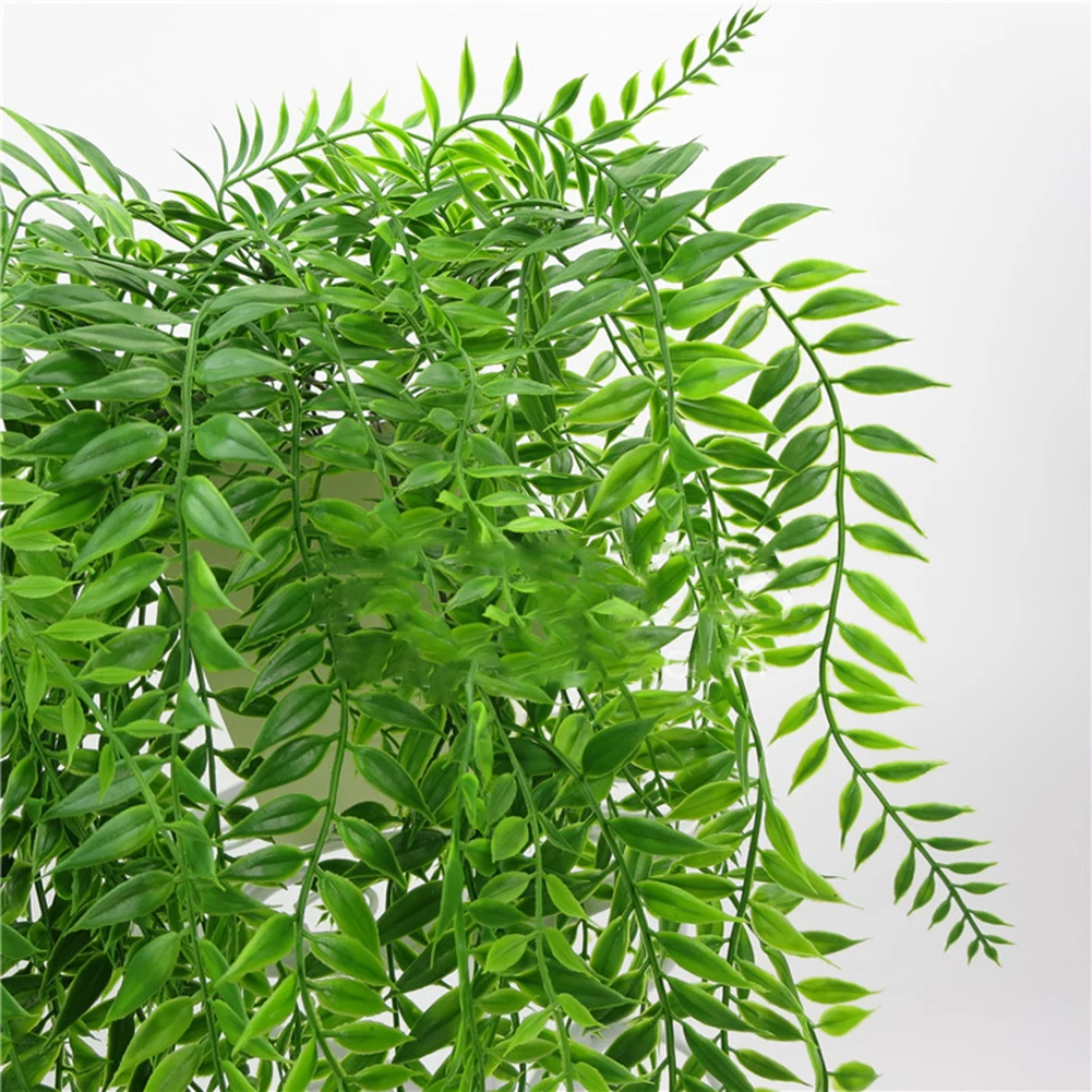 

68cm Artificial Weeping Willow Rattan Persian Leaf Wall Hanging Home Party, Family, Garden, Office, Cafe Decoration