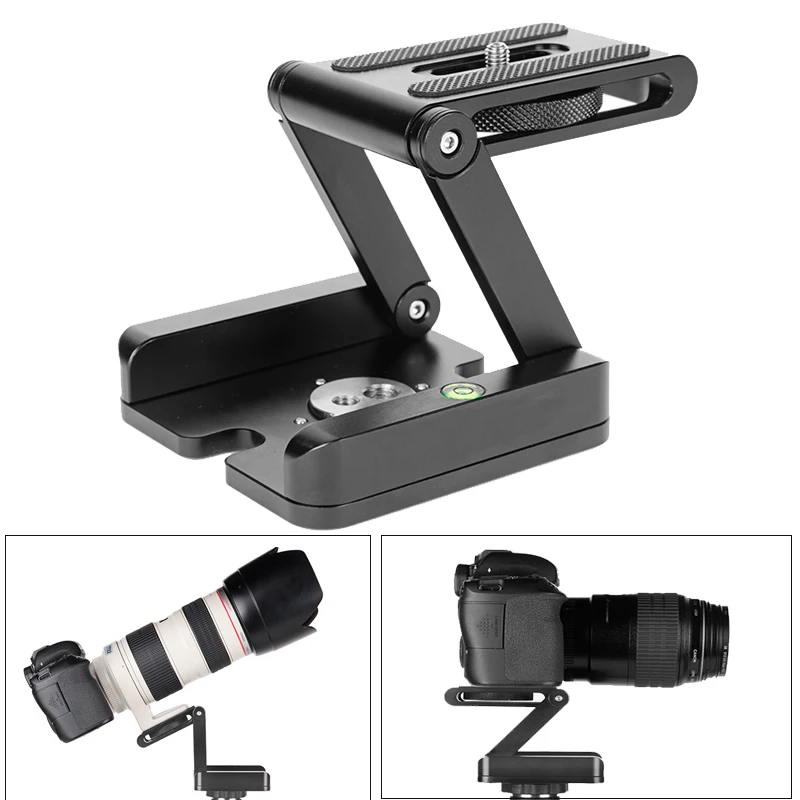 Photography Camera Studio Tripod Z Aluminum Pan & Tilt Flexible Head Max Load 3KG Ballhead for Photo Shooting DSLR Tripod Stand