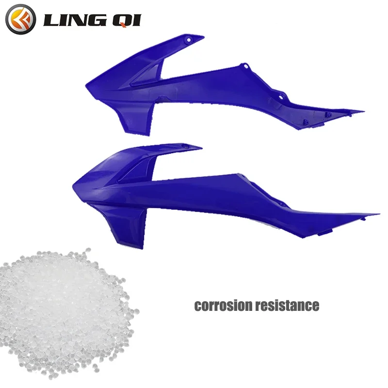 LINGQI RACING Motorcycle KT 50 Front Side Mudguard Fender Plastic Cover For China KT50 Dirt Pit Bike Accessories