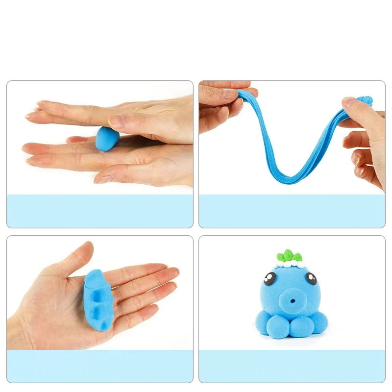 36 Colors Air Dry Plasticine Modeling Clay for Children Polymer Educational 5D Toy for Kids Gift Play Light Playdough Slime 5